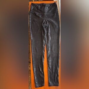 Mono B Shiny Black Leggings